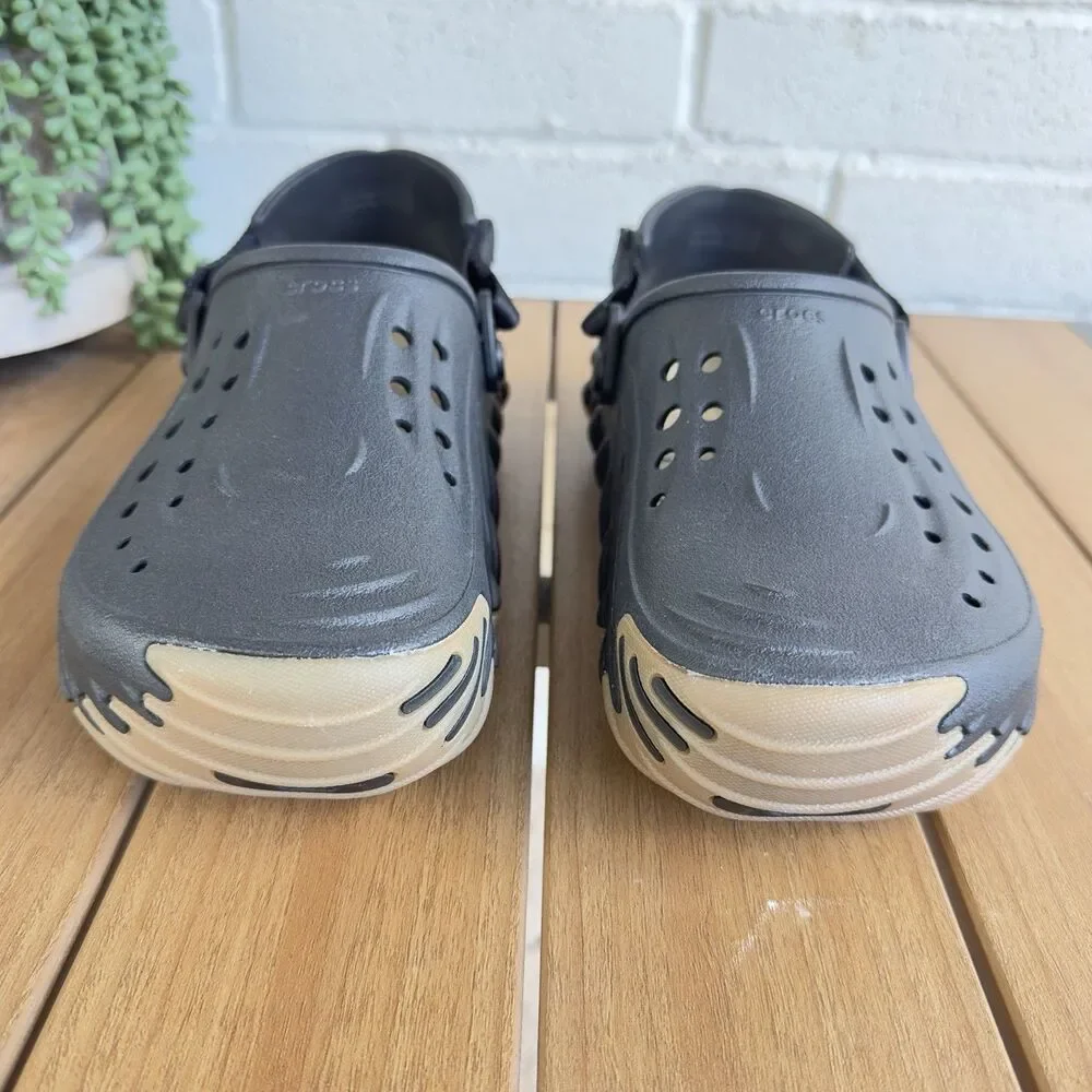 Crocs Echo Gum RO Clog Black Men’s 8 Women’s 10 LiteRide 211675 New